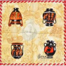 Serwetka decoupage seria MAKI greckie amfory 33x33cm